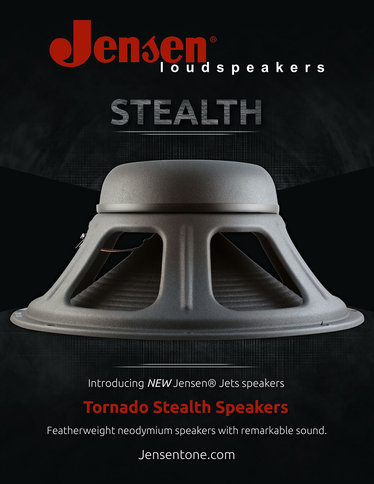 jensen tornado stealth speakers